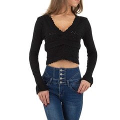 Sieviešu džemperis Emma & Ashley, melns cena un informācija | Sieviešu džemperi | 220.lv