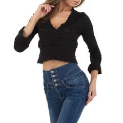 Sieviešu džemperis Emma & Ashley, melns cena un informācija | Sieviešu džemperi | 220.lv