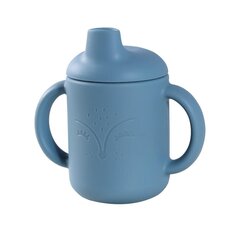 Силиконовая кружка Nordbaby Sippy, синяя цена и информация | Бутылочки и аксессуары | 220.lv