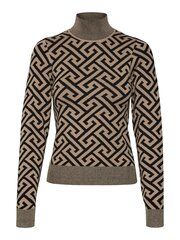 Vero Moda džemperis sievietēm 10296068*01 5715433396105, bēšs/melns cena un informācija | Sieviešu džemperi | 220.lv