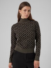 Vero Moda džemperis sievietēm 10296068*02 5715433396068, zaļš/melns цена и информация | Женские кофты | 220.lv