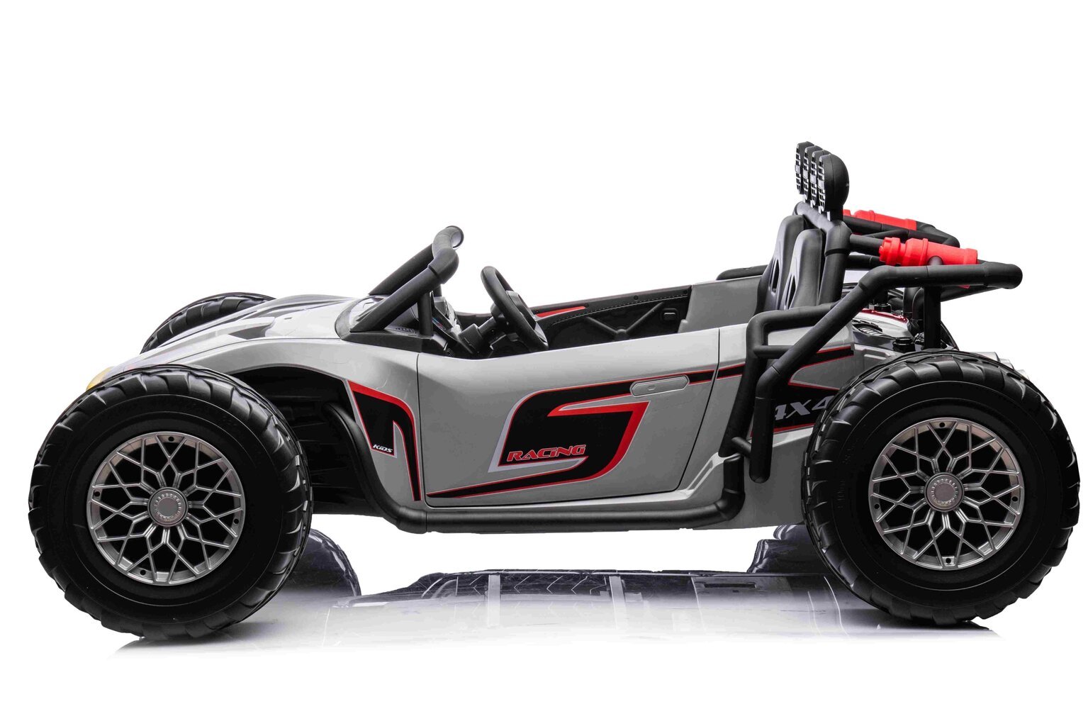 Divvietīgs elektriskais sporta auto Buggy Racing 5, pelēks цена и информация | Bērnu elektroauto | 220.lv