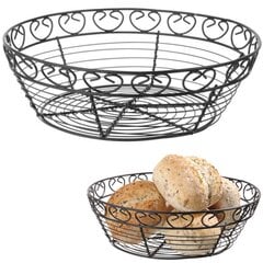 Dekoratīvs stiepļu grozs maizes pasniegšanai - Hendi 425862 цена и информация | Кухонные принадлежности | 220.lv