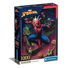  Пазл  Clementoni «Человек-паук» 1000 д. цена и информация | Пазлы | 220.lv