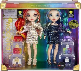 Куклы- близнецы 5775533euc Rainbow High Laurel & Holly De'vious цена и информация | Игрушки для девочек | 220.lv