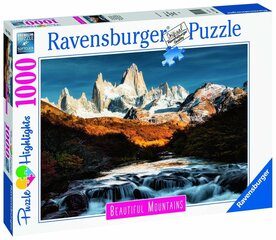 Загадка Ravensburger Fitz Roy Patagonia 1000pc 17315 цена и информация | Пазлы | 220.lv