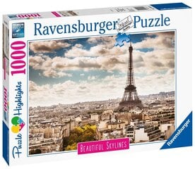 Puzle Ravensburger Paris, 1000 gab. cena un informācija | Puzles, 3D puzles | 220.lv