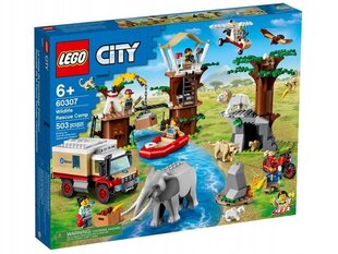 60307 LEGO® City Лагерь спасения дикой природы цена и информация | Конструкторы и кубики | 220.lv