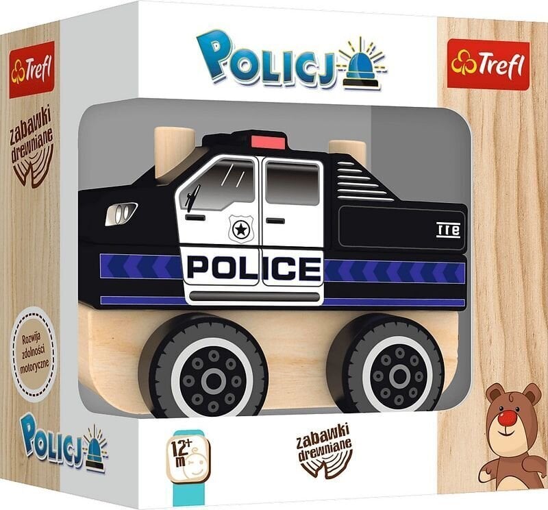 Koka automašīna Trefl Policija cena un informācija | Rotaļlietas zīdaiņiem | 220.lv