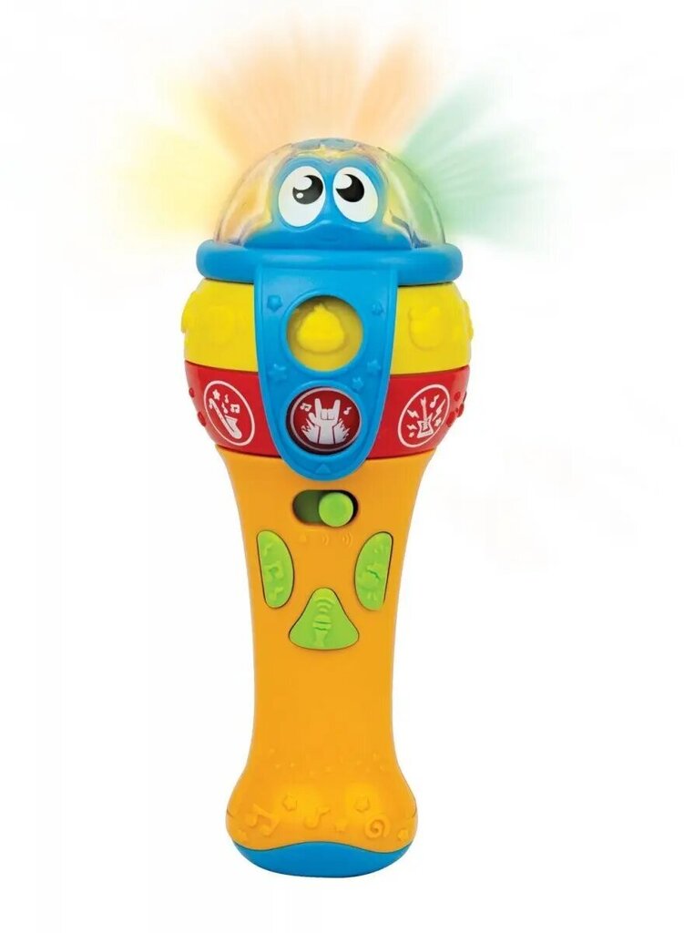 Mikrofons bērniem ar skaņas un gaismas efektiem WinFun цена и информация | Rotaļlietas zīdaiņiem | 220.lv