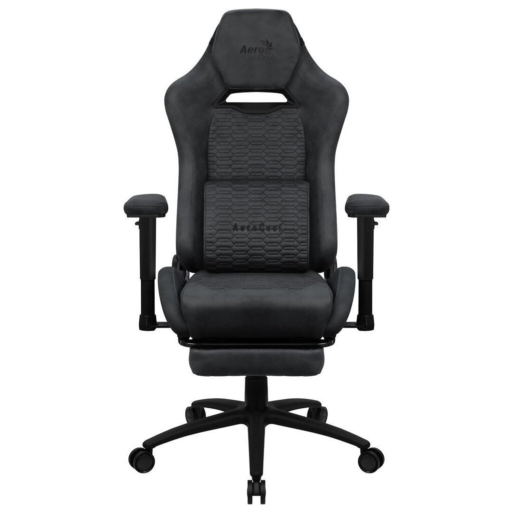 Spēļu krēsls Aerocool Royalslategr, melns cena un informācija | Biroja krēsli | 220.lv