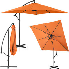 Dārza lietussargs, 250x250 cm, oranžs cena un informācija | Saulessargi, markīzes un statīvi | 220.lv