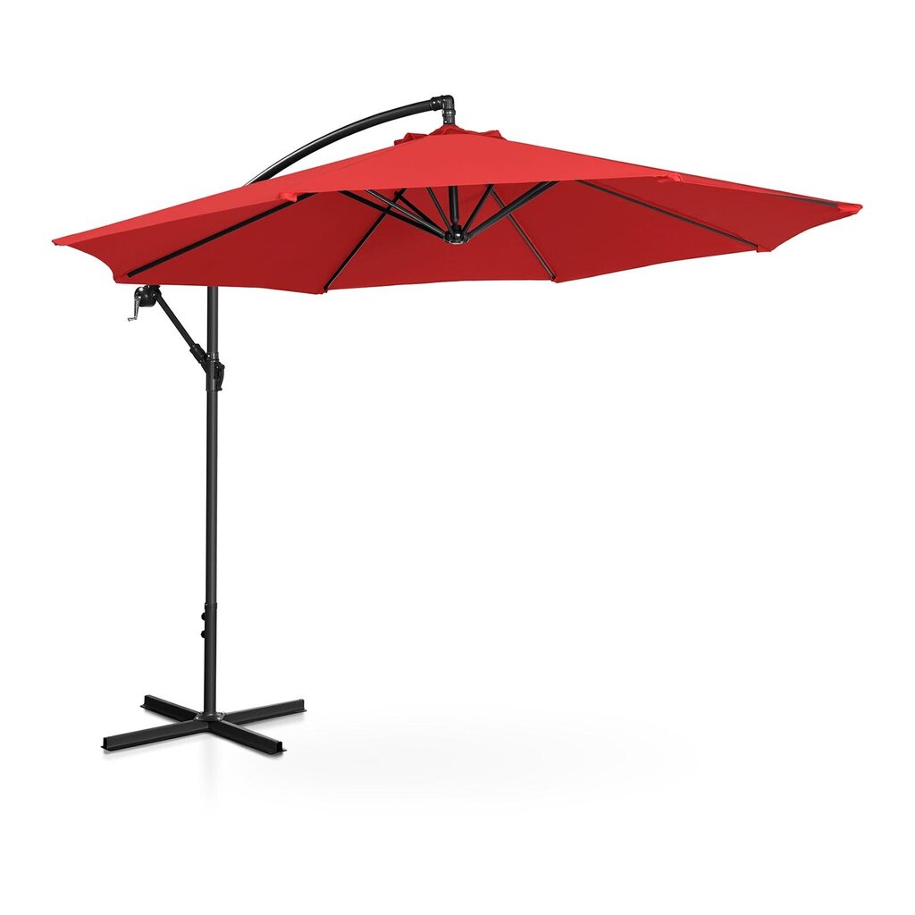 Dārza lietussargs, 300 cm, sarkans цена и информация | Saulessargi, markīzes un statīvi | 220.lv