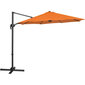 Dārza lietussargs, 300 cm, oranžs cena un informācija | Saulessargi, markīzes un statīvi | 220.lv