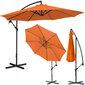 Dārza lietussargs, 300 cm, oranžs cena un informācija | Saulessargi, markīzes un statīvi | 220.lv