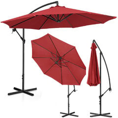 Dārza lietussargs, 300 cm, sarkanbrūns cena un informācija | Saulessargi, markīzes un statīvi | 220.lv