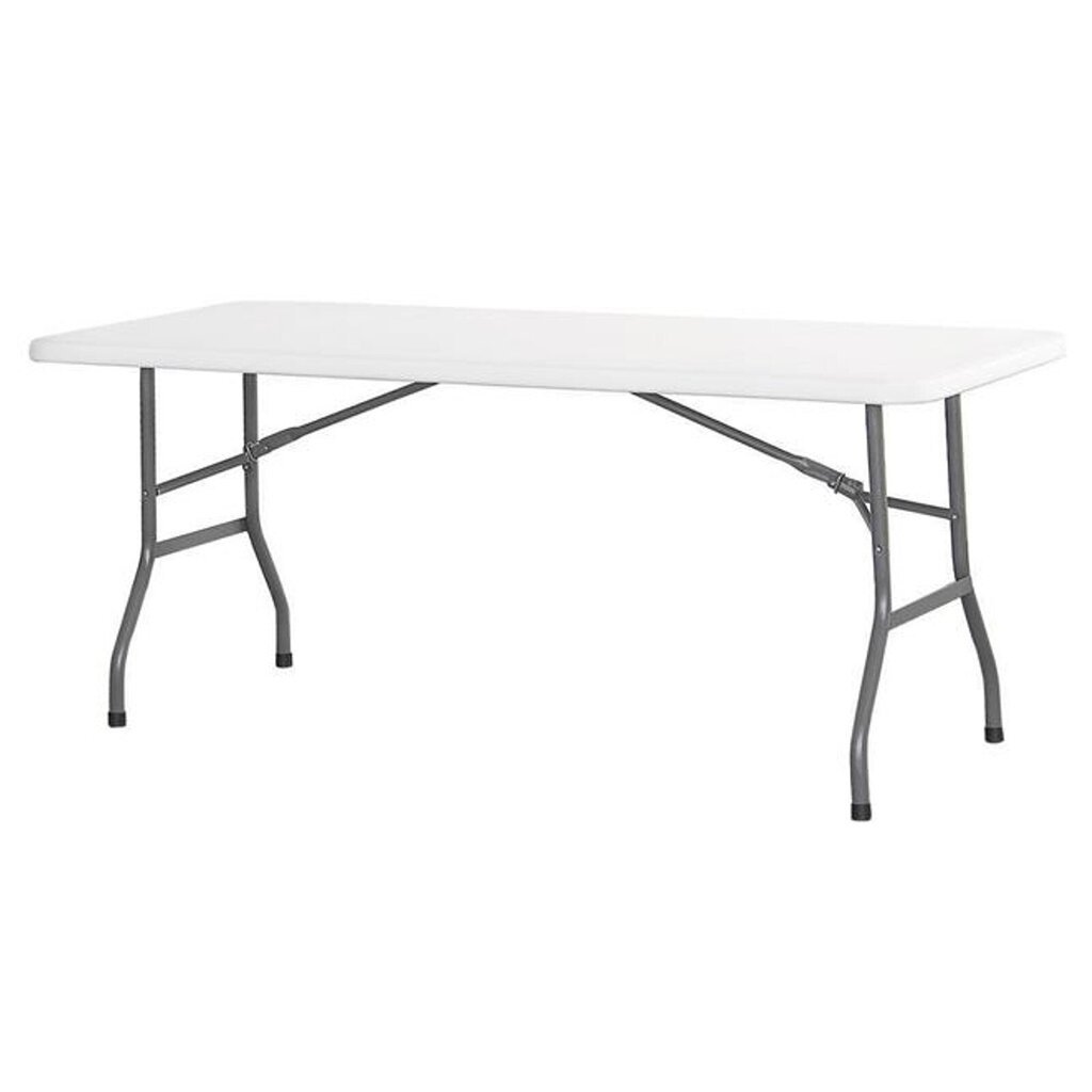Saliekamais galds Hendi 810897, 180x74 cm, balts cena un informācija | Dārza galdi | 220.lv