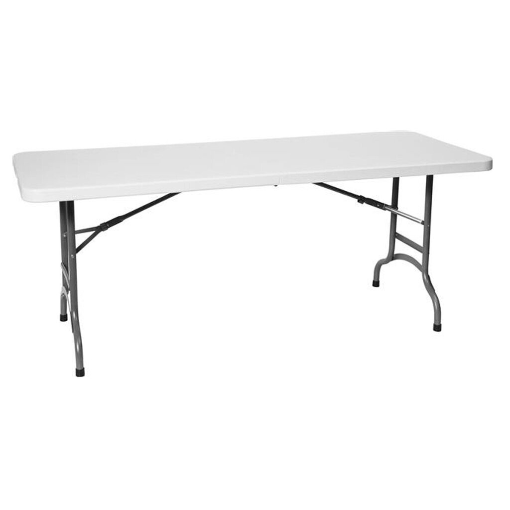 Saliekamais galds Hendi 810910, 183x75 cm, balts cena un informācija | Dārza galdi | 220.lv