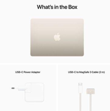 Apple MacBook Air 13.6" M2 CPU, 8/256 GB Starlight SWE MLY13KS/A cena un informācija | Portatīvie datori | 220.lv