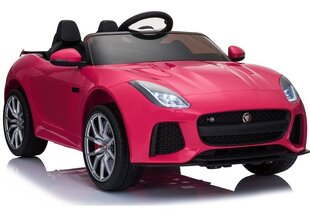 Elektromobilis bērniem Jaguar F-Type, rozā krāsā cena un informācija | Bērnu elektroauto | 220.lv