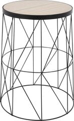 Kafijas galds Intesi Stolik Rack, 28x37 cm, melns цена и информация | Журнальные столики | 220.lv