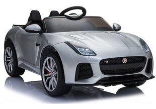 Elektromobilis bērniem Jaguar F-Type, sudraba krāsā цена и информация | Электромобили для детей | 220.lv