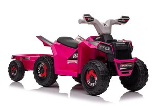 Elektriskais kvadracikls ar piekabi bērniem XMX630T, rozā krāsā cena un informācija | Bērnu elektroauto | 220.lv