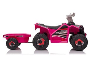 Elektriskais kvadracikls ar piekabi bērniem XMX630T, rozā krāsā cena un informācija | Bērnu elektroauto | 220.lv