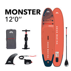 Piepūšams SUP dēlis Aqua Marina Monster 366cm cena un informācija | SUP dēļi, sērfa dēļi un piederumi | 220.lv