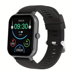 Viedais pulkstenis, melns cena un informācija | Viedpulksteņi (smartwatch) | 220.lv