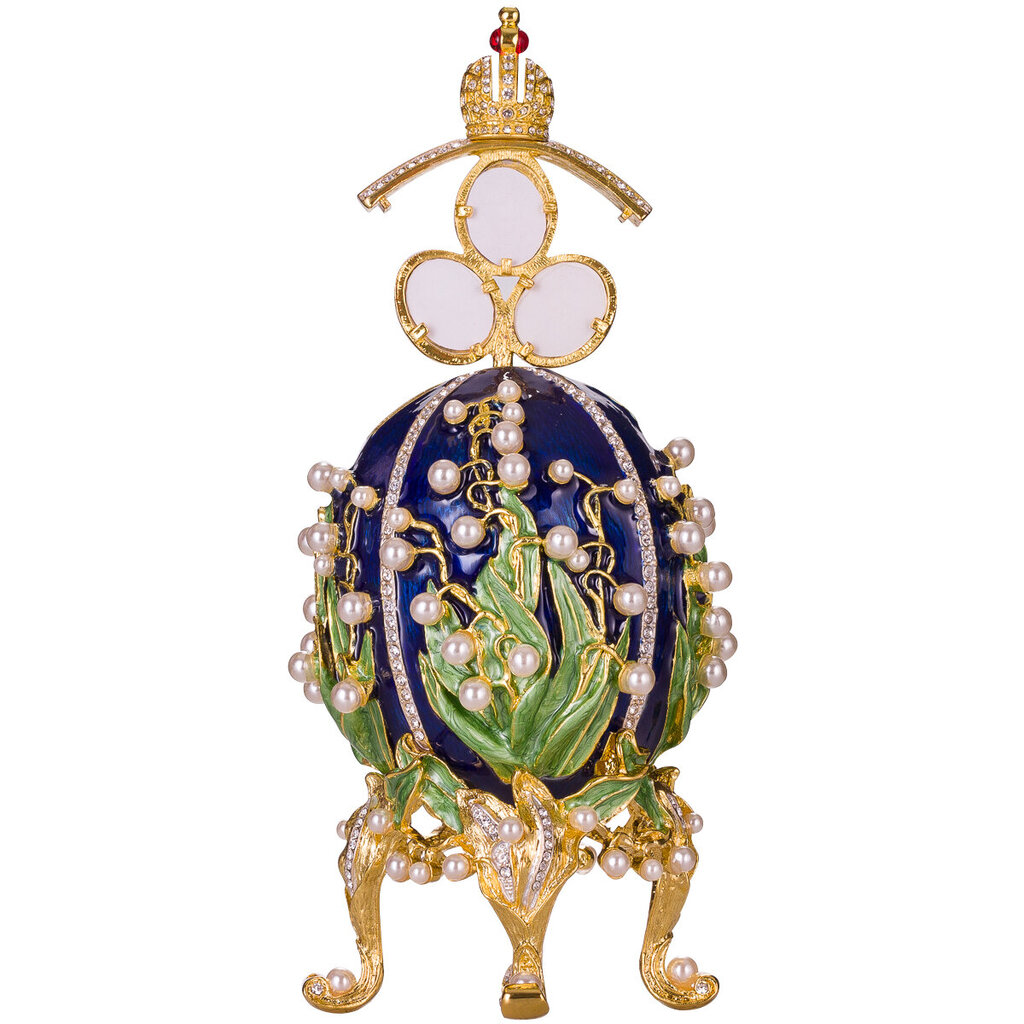 Faberžē stila ola Maijpuķītes ar foto rāmi cena un informācija | Citas oriģinālas dāvanas | 220.lv