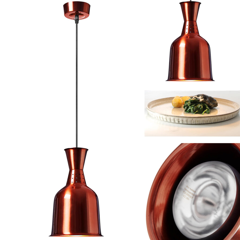 Royal Catering infrasarkanā lampa traukiem 10138961 cena un informācija | Lustras | 220.lv