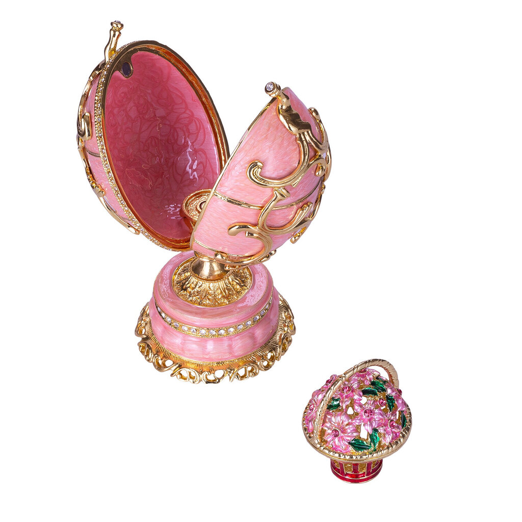 Muzikāla Faberžē stila ola Pavasara ziedi cena un informācija | Citas oriģinālas dāvanas | 220.lv