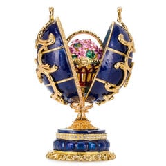Muzikāla Faberžē stila ola Pavasara ziedi цена и информация | Другие оригинальные подарки | 220.lv
