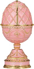 Faberžē stila muzikālā ola, dārglietu kastīte ar diviem gulbjiem cena un informācija | Citas oriģinālas dāvanas | 220.lv