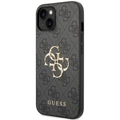 Guess GUHCP15M4GMGGR iPhone 15 Plus 6.7" szary|grey hardcase 4G Big Metal Logo цена и информация | Чехлы для телефонов | 220.lv