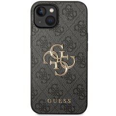 Guess GUHCP15M4GMGGR iPhone 15 Plus 6.7" szary|grey hardcase 4G Big Metal Logo цена и информация | Чехлы для телефонов | 220.lv