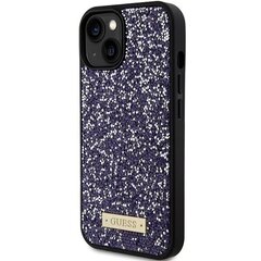 Guess GUHCP15SPFGSBSP iPhone 15 6.1" fioletowy|purple hardcase Rhinestone Metal Logo цена и информация | Чехлы для телефонов | 220.lv