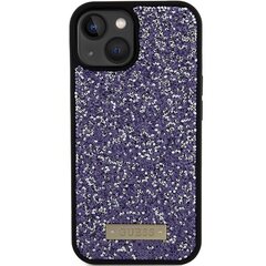 Guess GUHCP15SPFGSBSP iPhone 15 6.1" fioletowy|purple hardcase Rhinestone Metal Logo цена и информация | Чехлы для телефонов | 220.lv