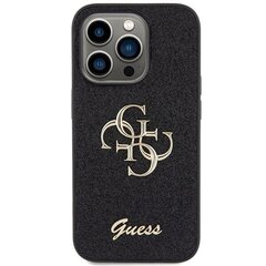 Guess GUHCP15XHG4SGK iPhone 15 Pro Max 6.7" czarny|black hardcase Glitter Script Big 4G цена и информация | Чехлы для телефонов | 220.lv