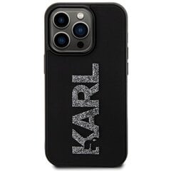 Karl Lagerfeld KLHCP15L3DMBKCK iPhone 15 Pro 6.1" czarny|black hardcase 3D Rubber Glitter Logo цена и информация | Чехлы для телефонов | 220.lv