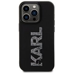 Karl Lagerfeld KLHCP15X3DMBKCK iPhone 15 Pro Max 6.7" czarny|black hardcase 3D Rubber Glitter Logo цена и информация | Чехлы для телефонов | 220.lv