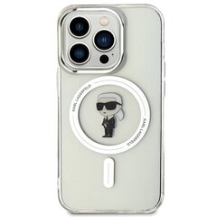 Karl Lagerfeld KLHMP15LHFCKNOT iPhone 15 Pro 6.1" transparent hardcase IML Ikonik MagSafe цена и информация | Чехлы для телефонов | 220.lv
