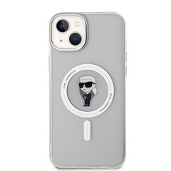 Karl Lagerfeld KLHMP15MHFCKNOT iPhone 15 Plus 6.7" transparent hardcase IML Ikonik MagSafe цена и информация | Чехлы для телефонов | 220.lv