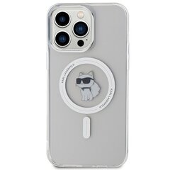 Karl Lagerfeld KLHMP15XHFCCNOT iPhone 15 Pro Max 6.7" transparent hardcase IML Choupette MagSafe цена и информация | Чехлы для телефонов | 220.lv