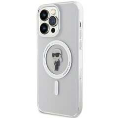 Karl Lagerfeld KLHMP15XHFCKNOT iPhone 15 Pro Max 6.7" transparent hardcase IML Ikonik MagSafe цена и информация | Чехлы для телефонов | 220.lv