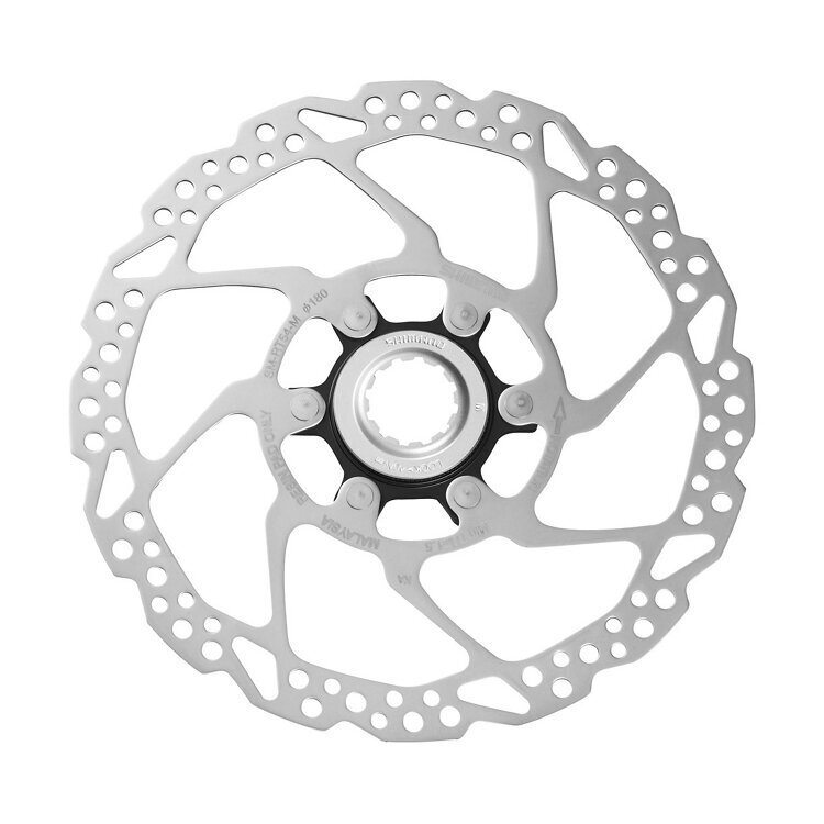 Bremžu disks Shimano SM-RT54M 180 mm CL cena un informācija | Citas velosipēdu rezerves daļas | 220.lv