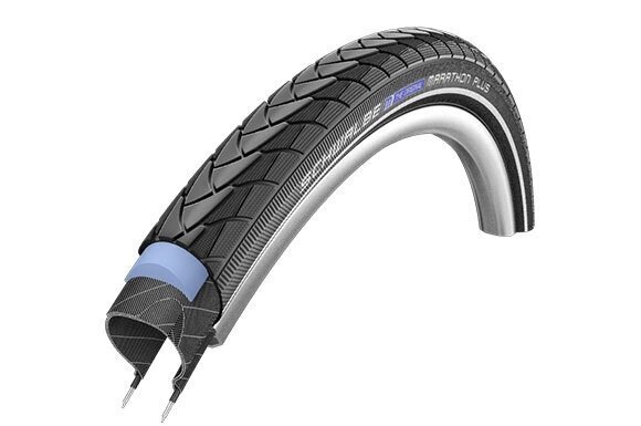 Velosipēdu riepa Schwalbe Marathon Plus HS 348, Perf Wired 50-559, 26", melna cena un informācija | Velo riepas, kameras | 220.lv