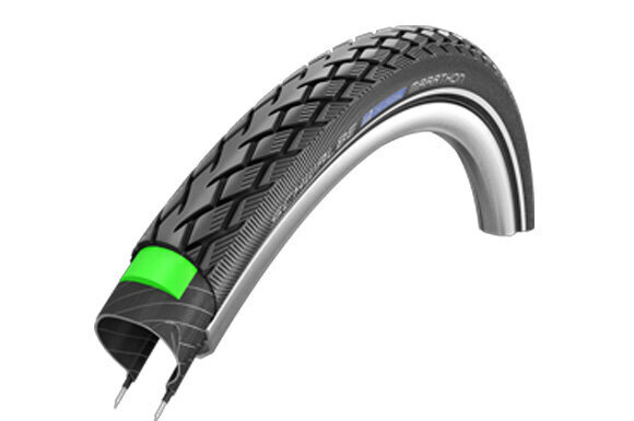 Velosipēda riepa Schwalbe Marathon HS 420, 28", melna цена и информация | Velo riepas, kameras | 220.lv