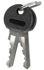 Velosipēda slēdzene Azimut AZ-457 trose 12x800 mm, melna cena un informācija | Velo slēdzenes | 220.lv